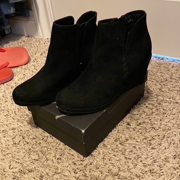 Rampage, blacked, wedged booties - Picture 2 of 3